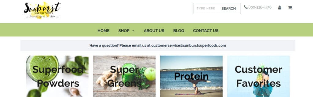 Sunburst Superfoods affiliate program