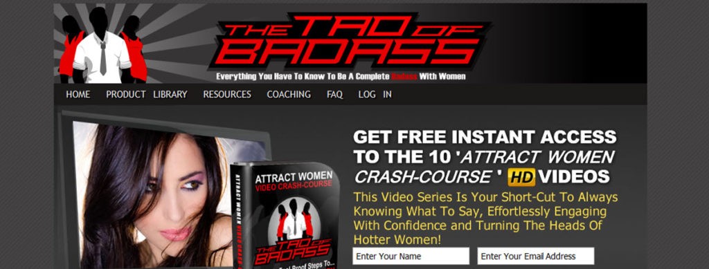 The Tao Of Badass Homepage Screenshot