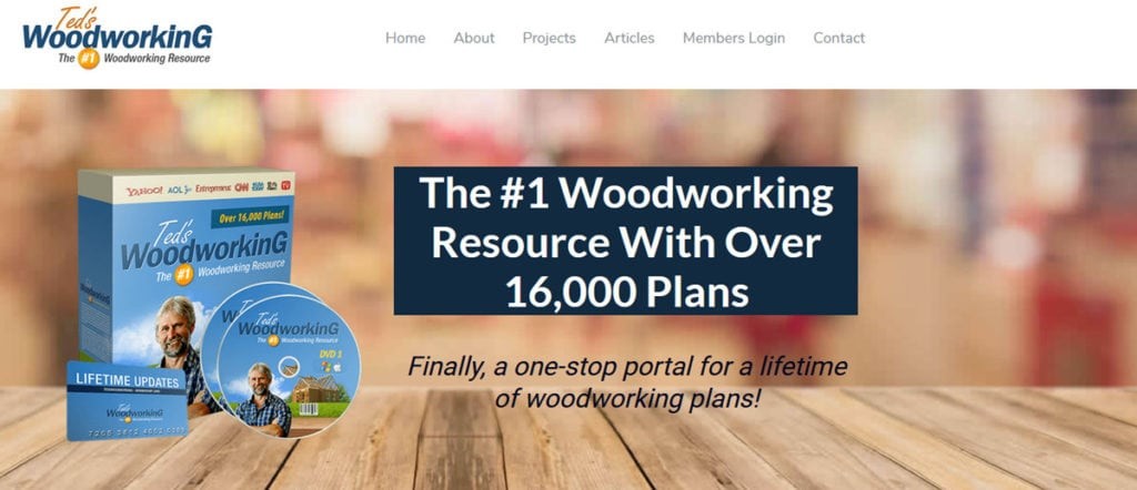 Teds Woodworking Homepage