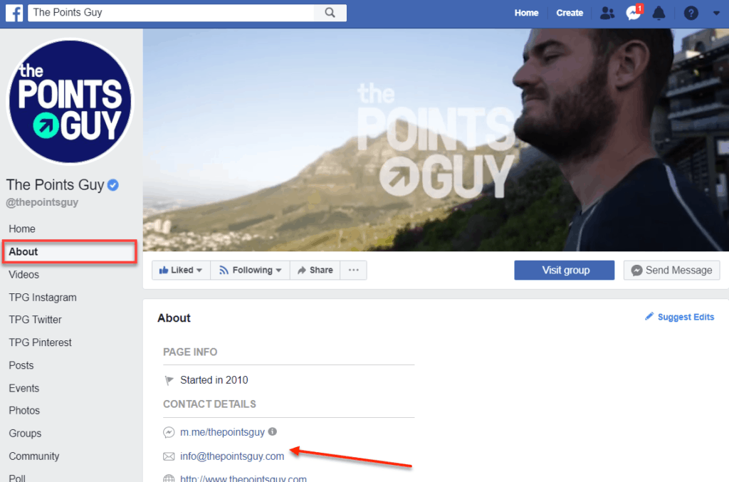 Thepointsguy Facebook Page