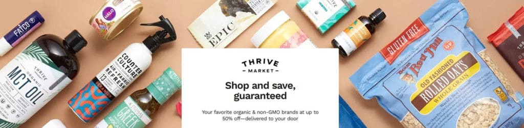 Thrive Market Homepage