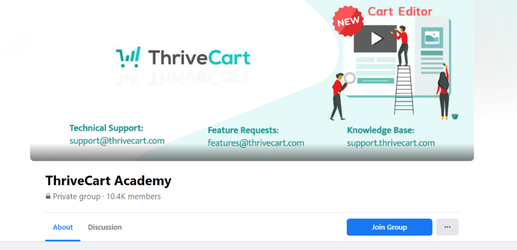 Thrivecart Academy Fb Group