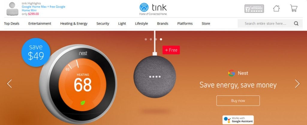 Tink.Us Homepage