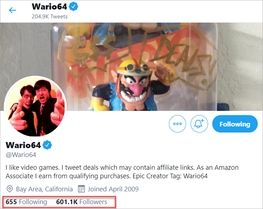 Wario64 Twitter Account