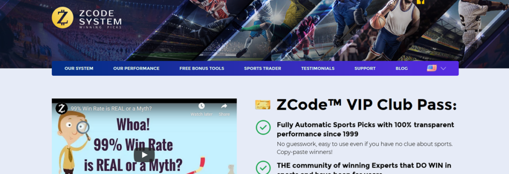 Zcode System Homepage Screenshot