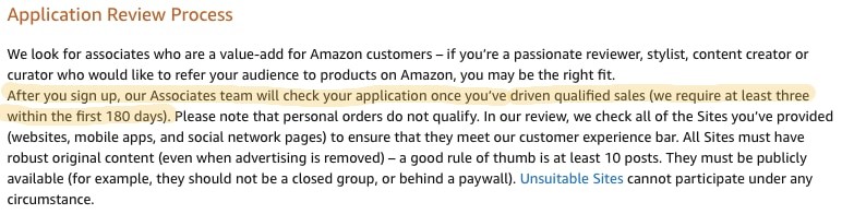 Amazon Affiliate Application Review Process