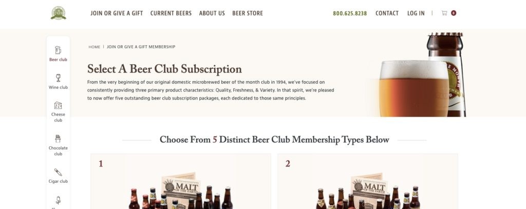 Beer Of The Month Homepage