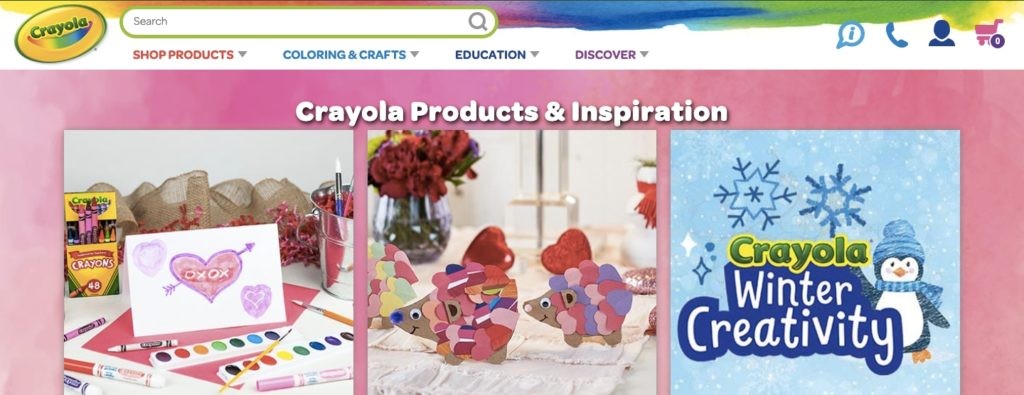 Crayola Homepage