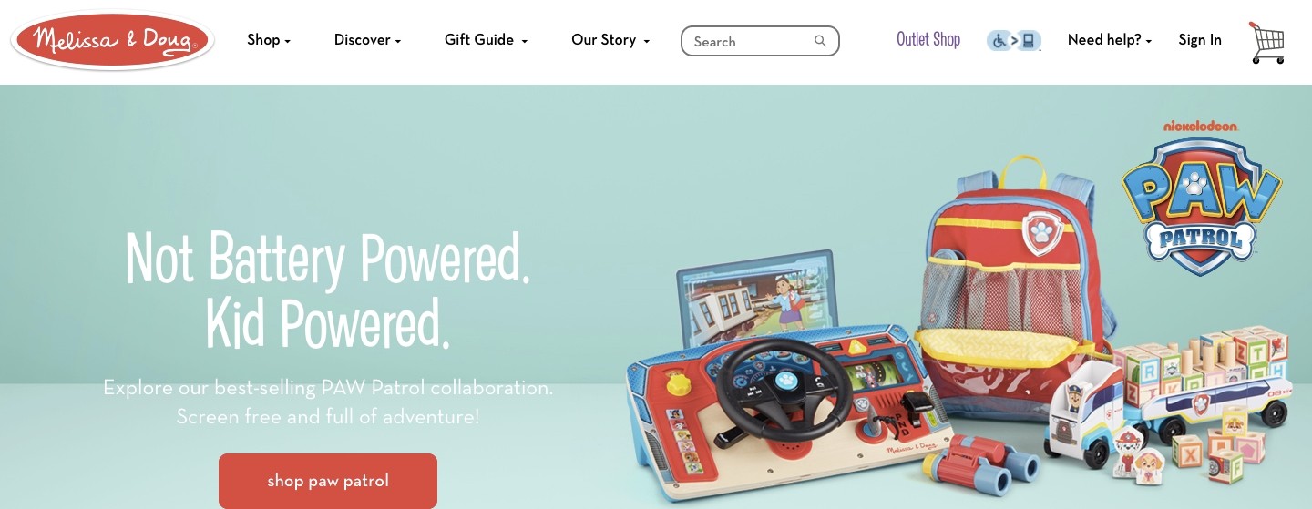 Melissa & Doug Homepage