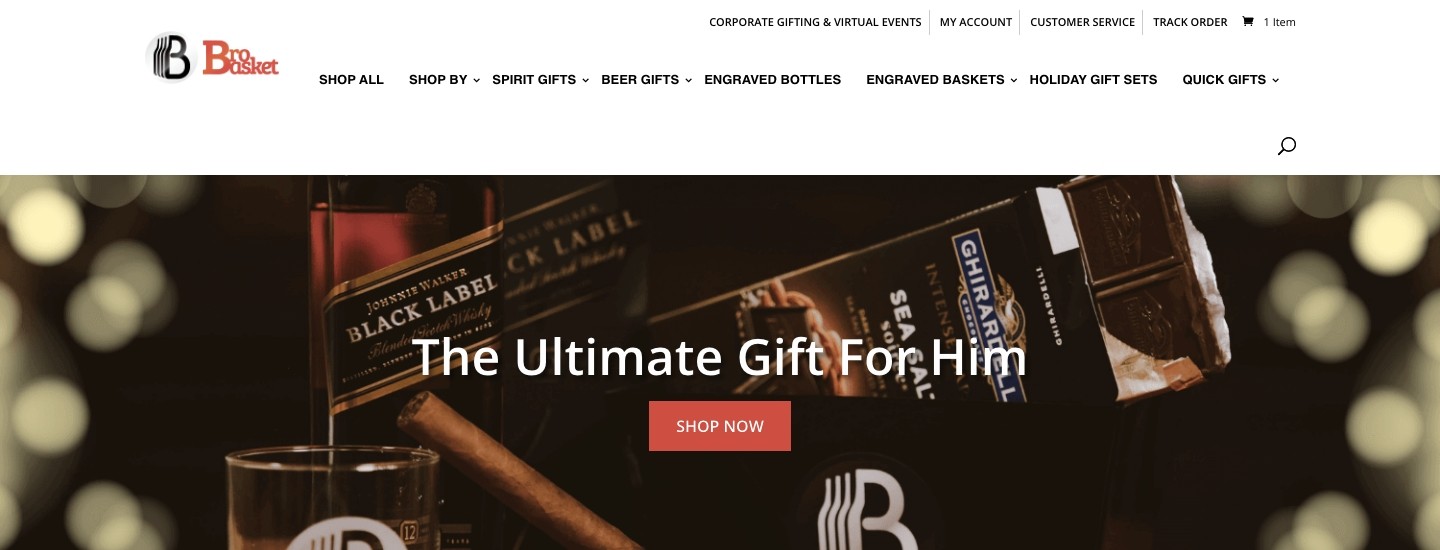 The Bro Basket Homepage