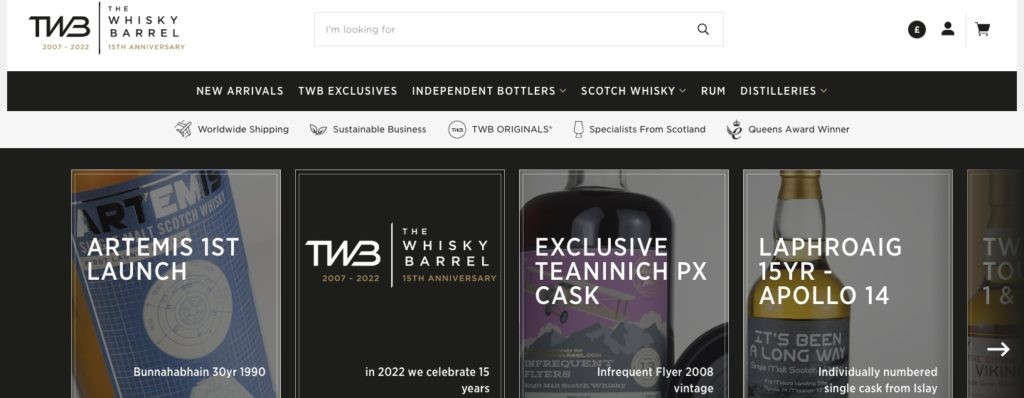 The Whiskey Barrel Homepage