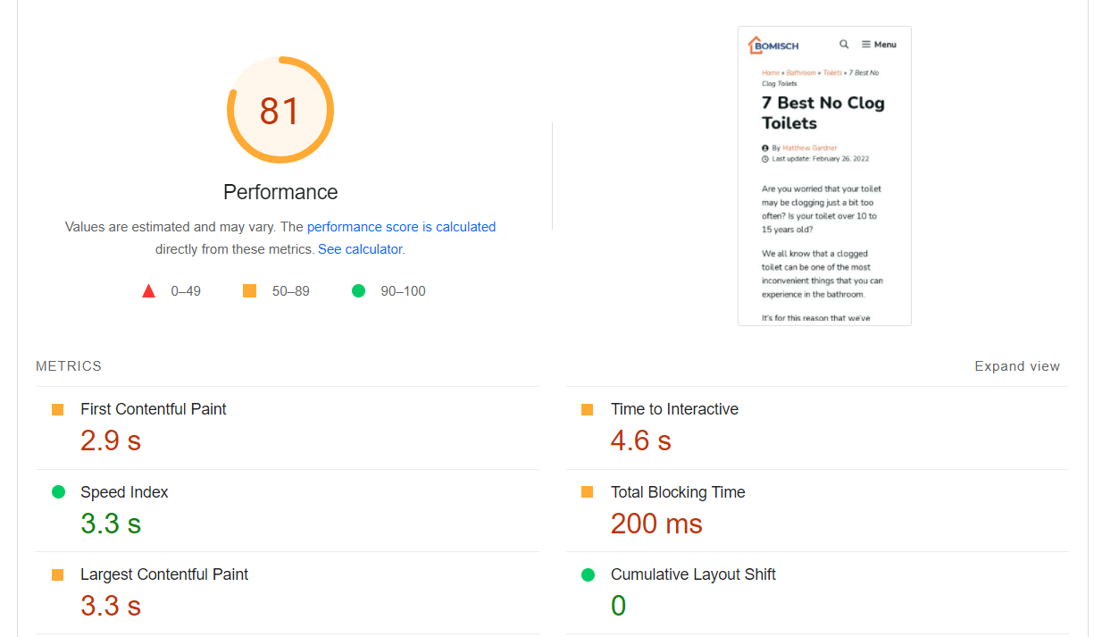 Autoptimize Vs Wp Rocket Test Site Benchmark