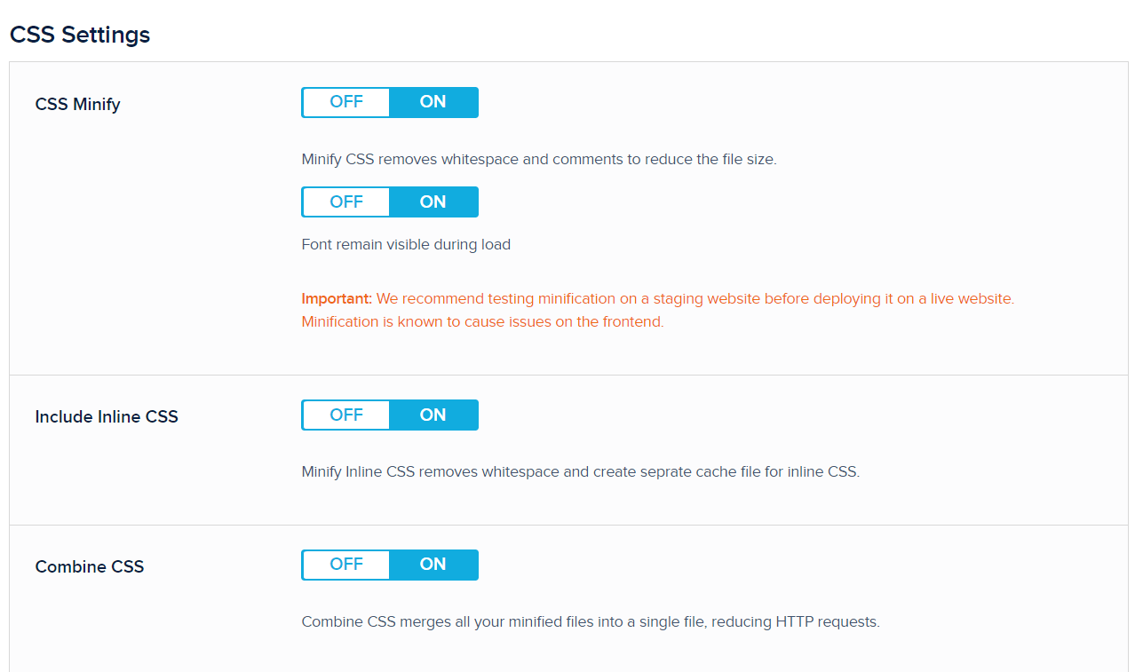 Breeze Css Settings