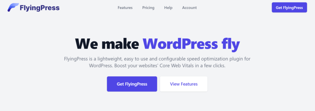 Flyingpress Homepage