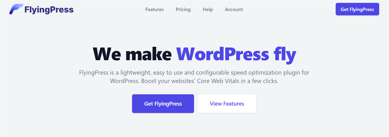 Flyingpress Homepage