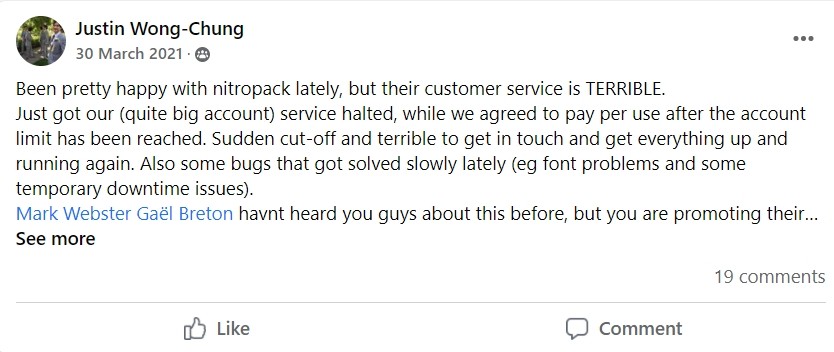 Nitropack Customer Review2