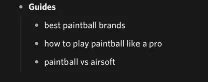 Paintball Dynalist Info Content