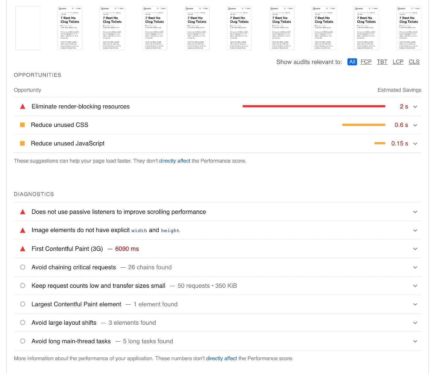 Site Speed Breeze Diagnostics