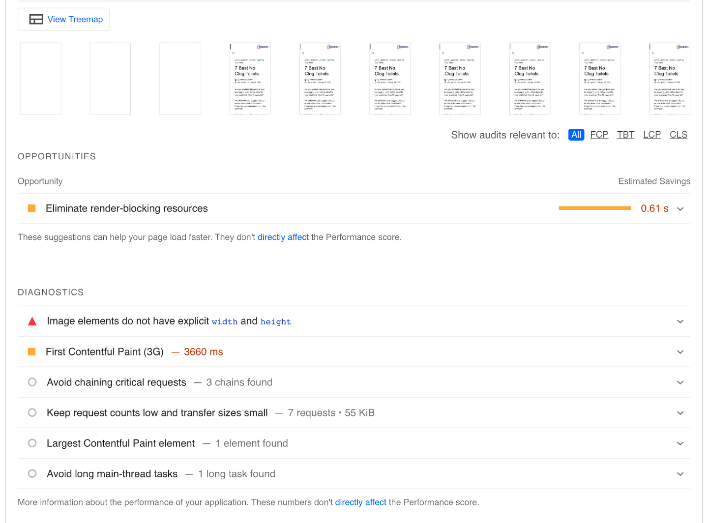 Test Site After Wp Rocket Diagnostics Vs Wp Optimize