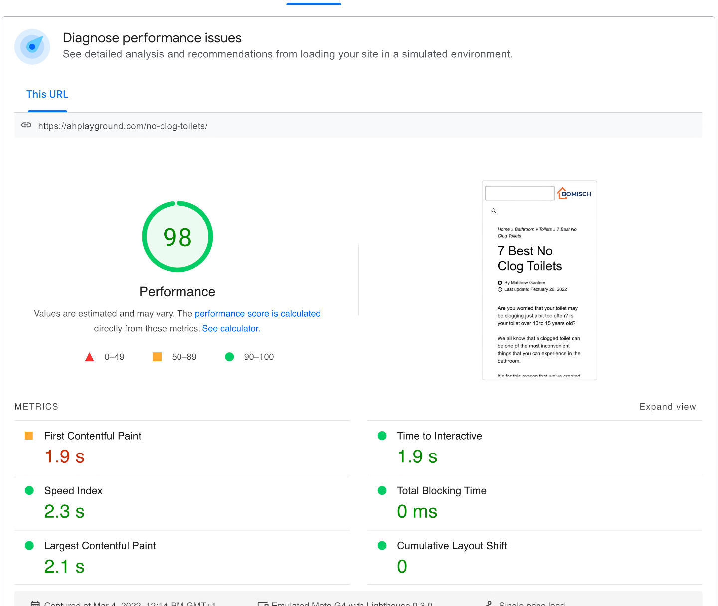 Test Site After Wp Rocket Vs Autoptimize