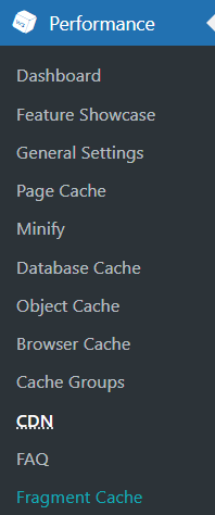 W3 Total Cache Performance