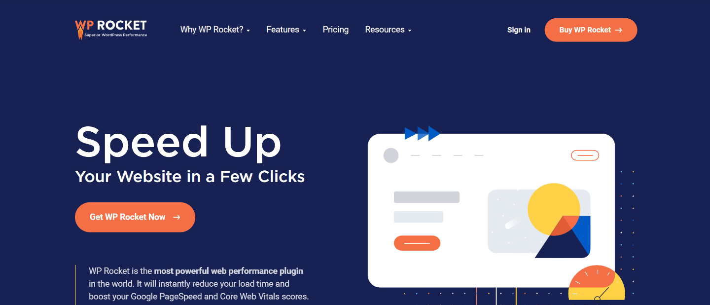 Wp Rocket Homepage