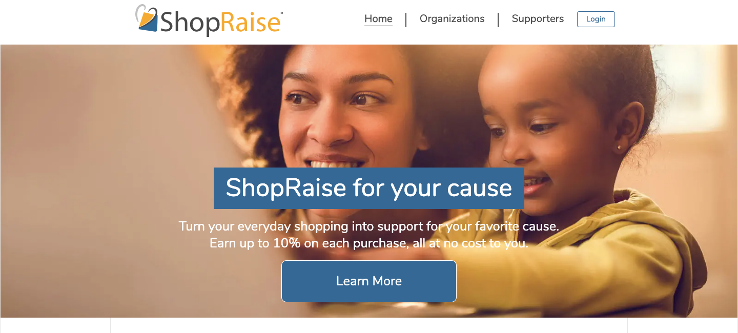 shoprise homepage