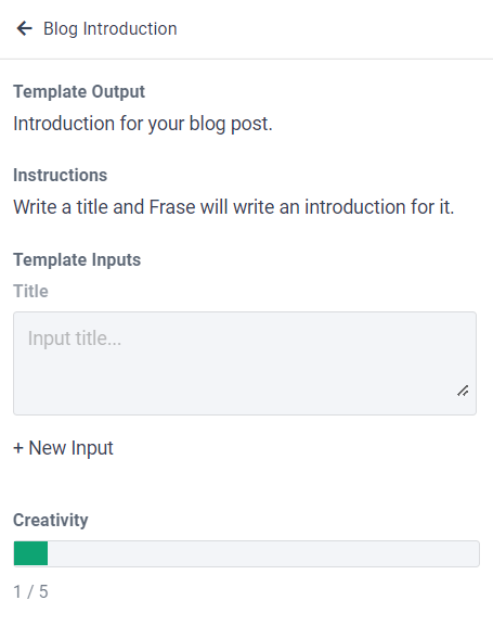 Blog Intro Template Frase