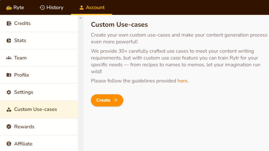 Custom Use Case