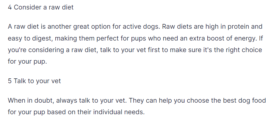 Talk To Your Vet
