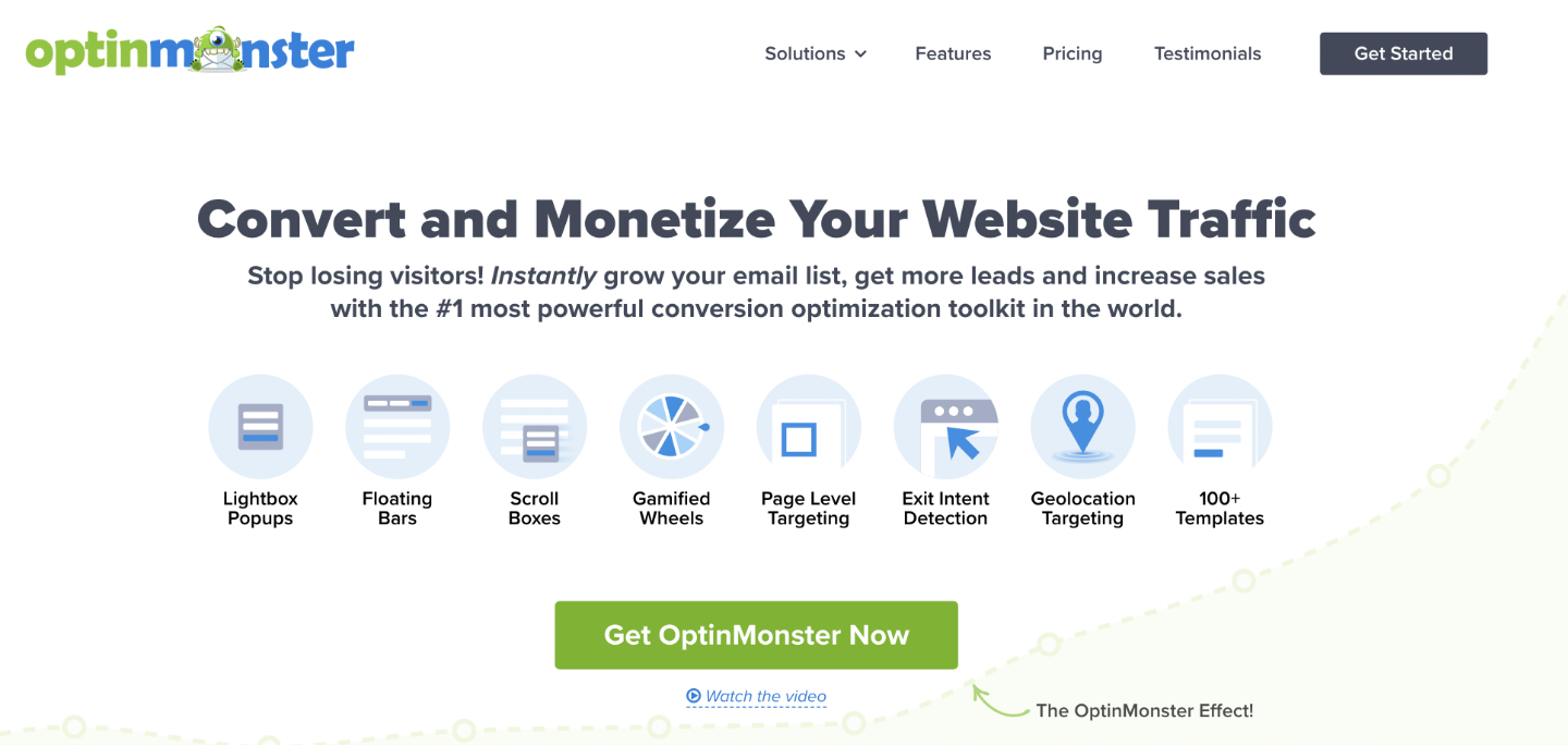OptinMonster's website