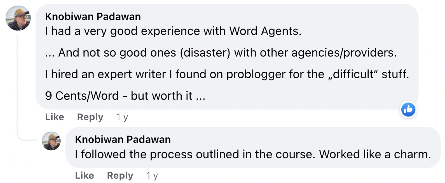 WordAgents Online Discussion