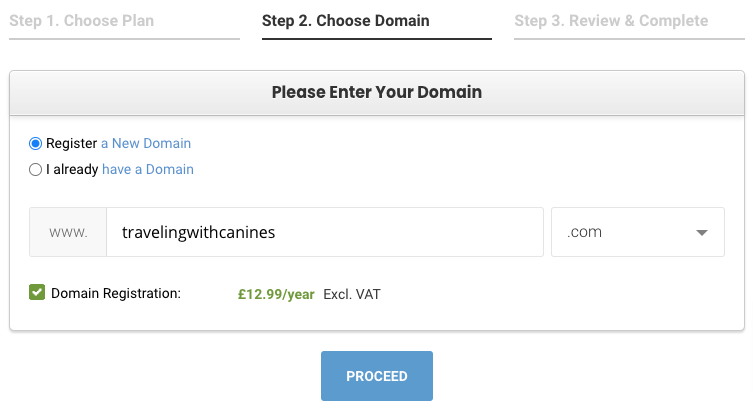 domain registration siteground