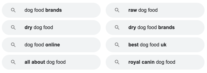 google related searches