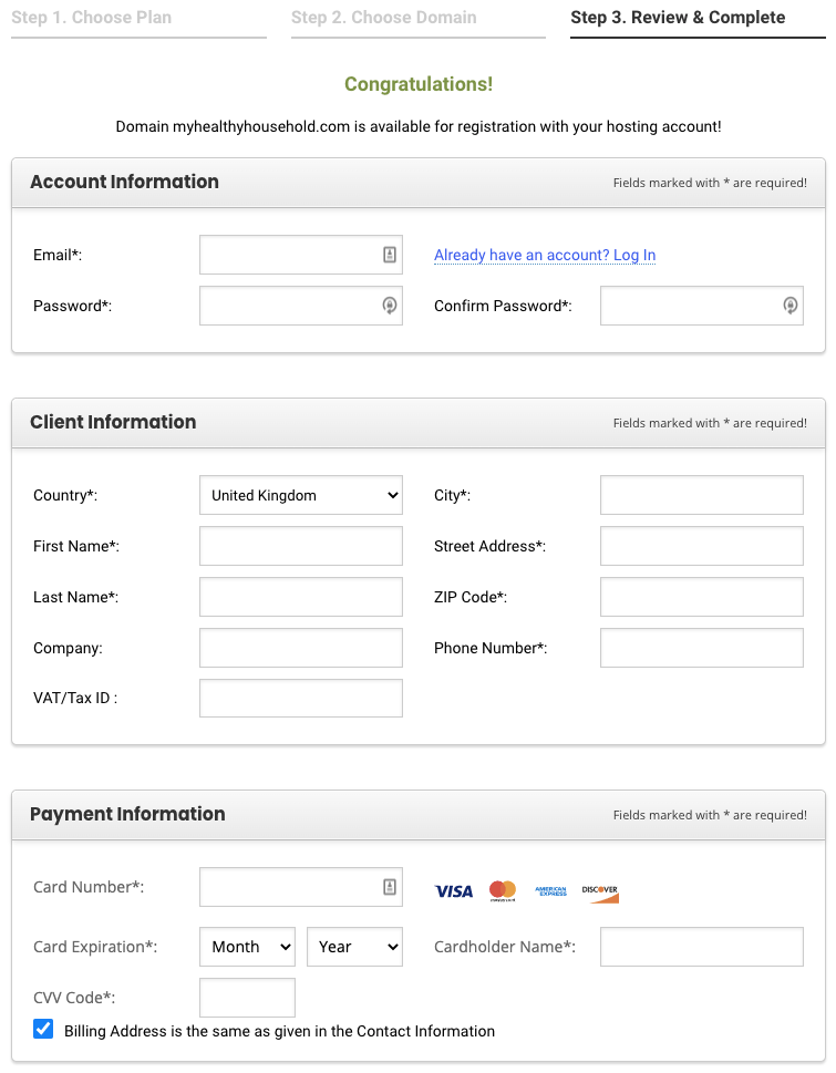 siteground hosting registration
