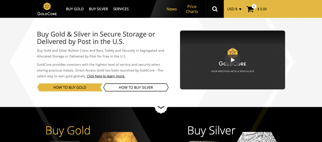 gold core homepage