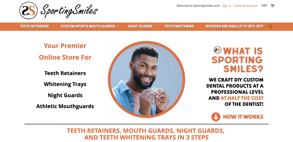 sporting smiles homepage