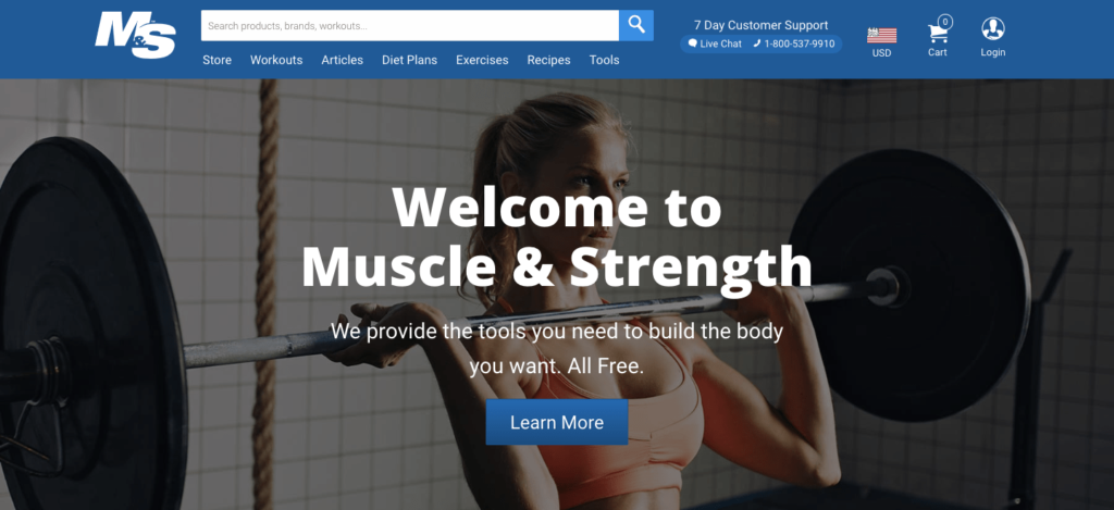 muscle strength homepage