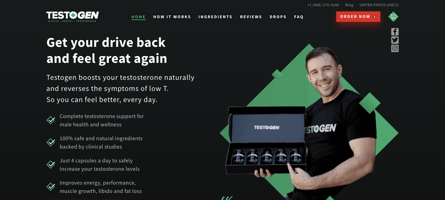 testogen homepage