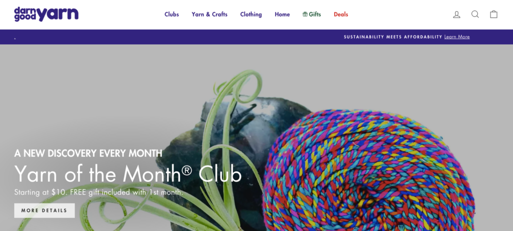 darn good yarn homepage