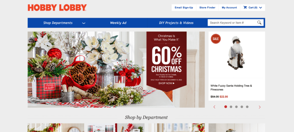 hobby lobby homepage