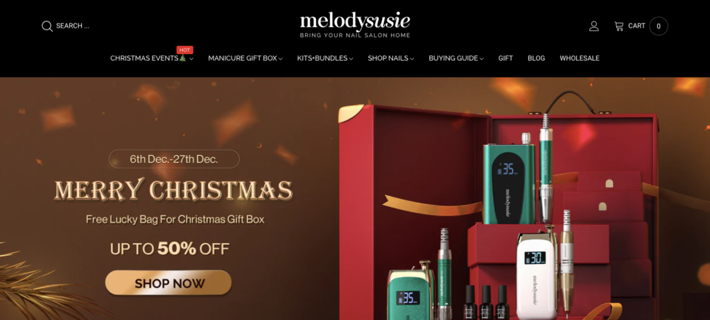 melodysusie homepage screenshot