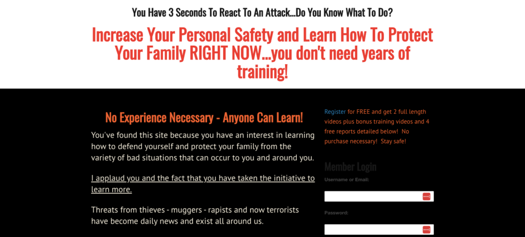 learn self defense affiliate program