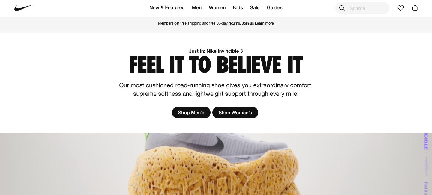 nike homepage