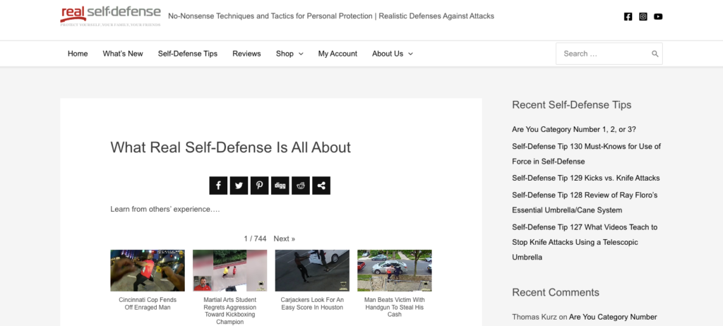 real self defense affiliate program