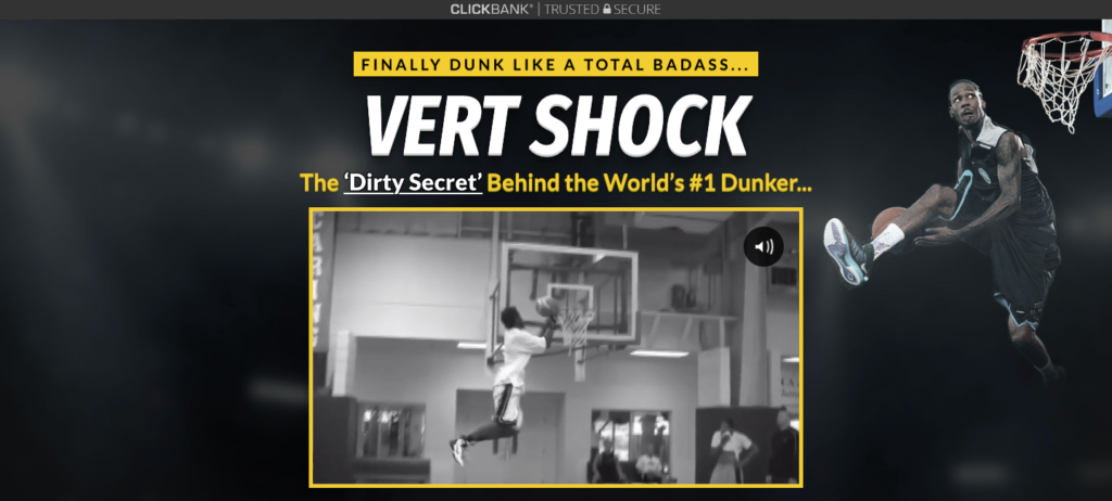 vert shock homepage