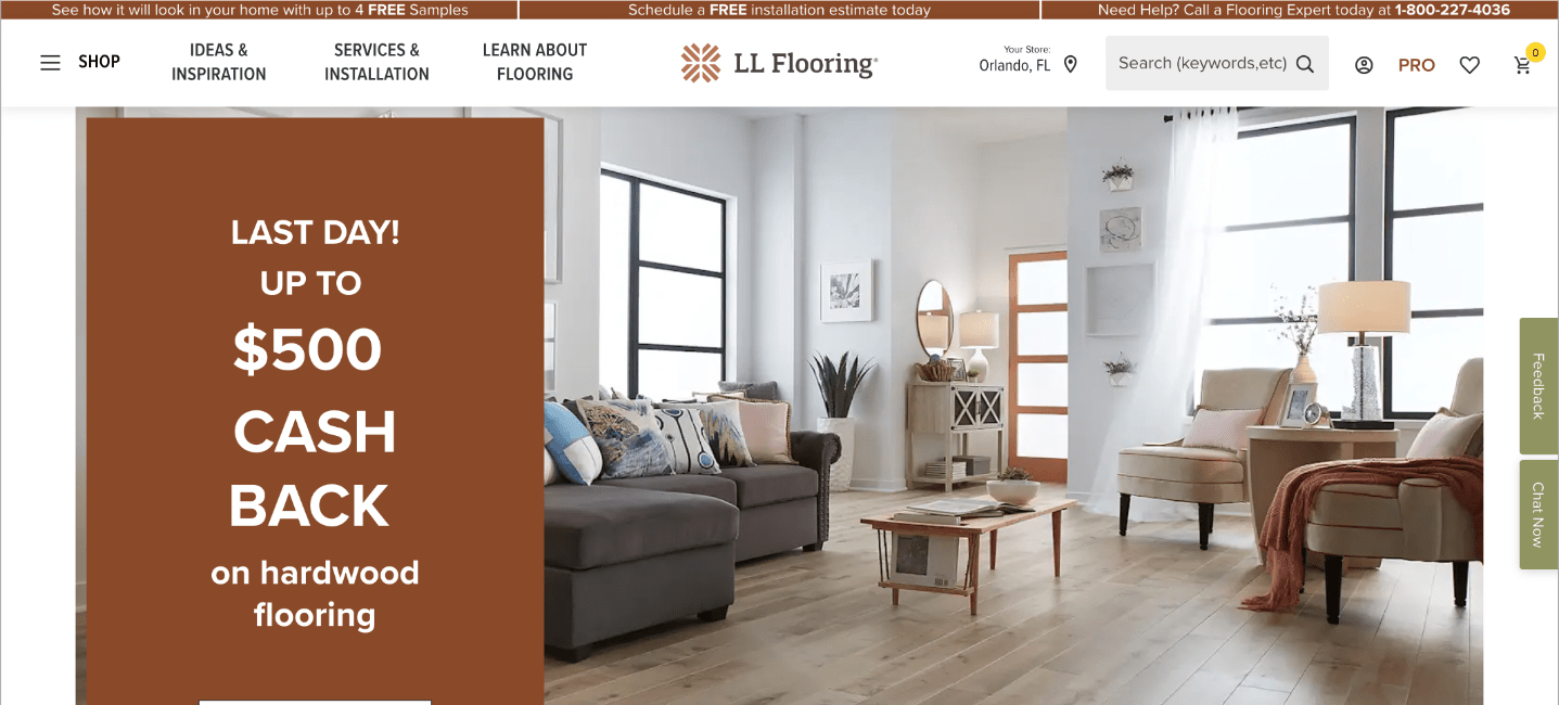 Ll Floring Homepage 