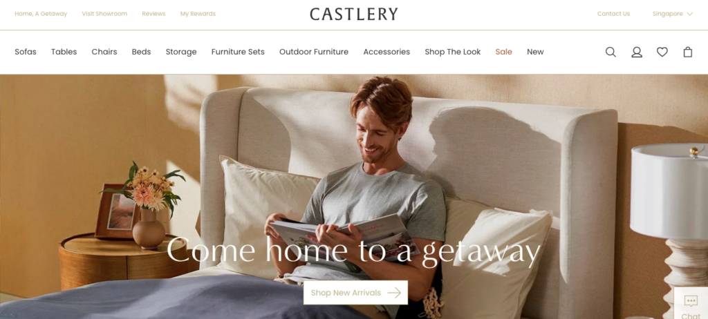 castlery homepage