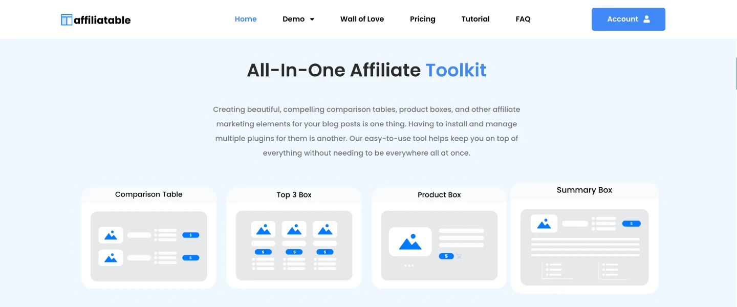 affiliatable features