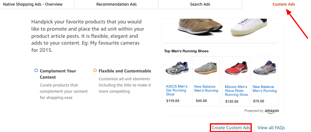 amazon custom ads